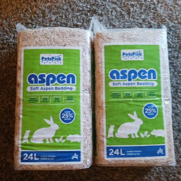 NEW! ASPEN SMALL ANIMAL BEDDING (2-24L Bags) - Picture 2 of 6